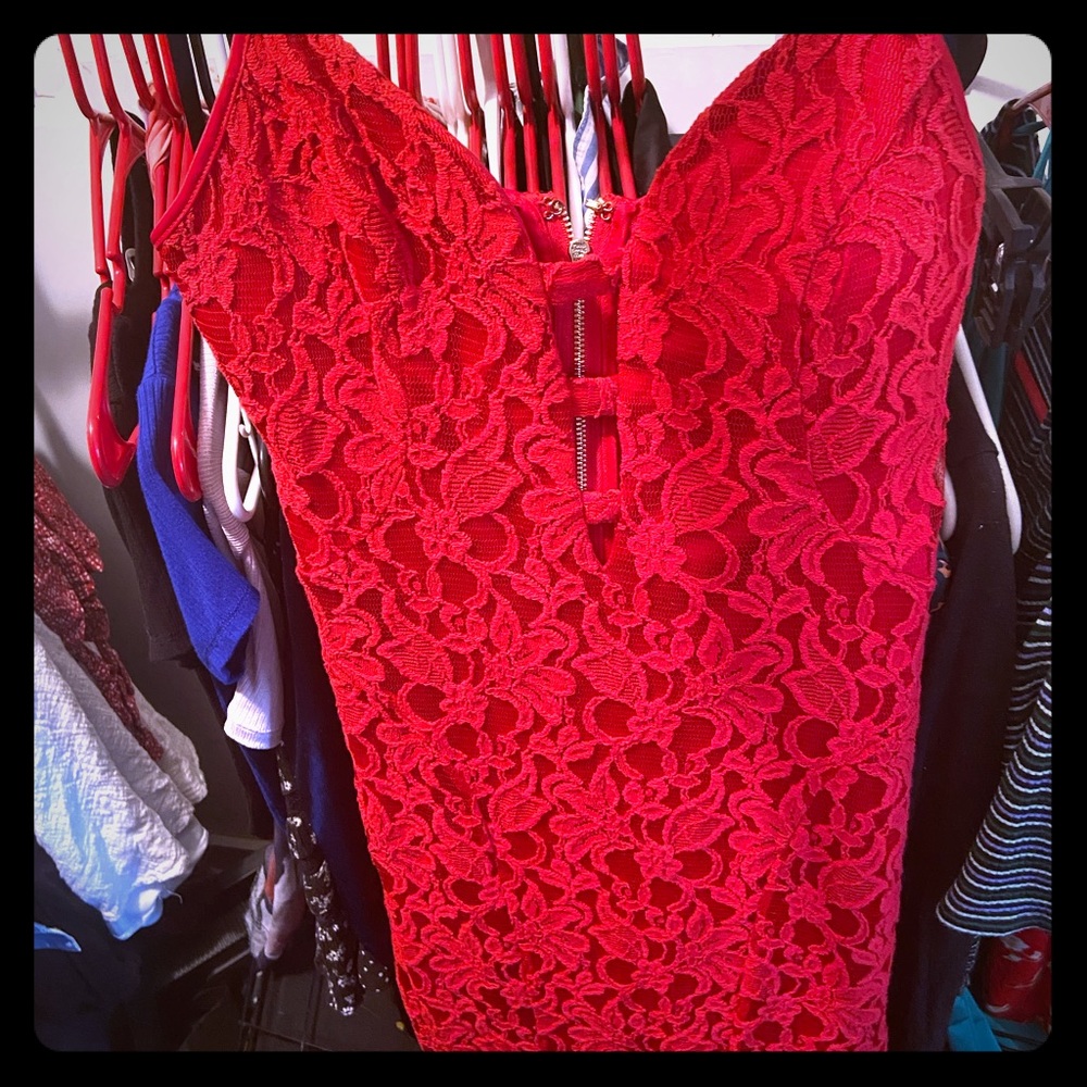 Bebe lace dress
